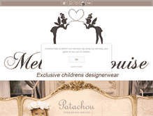 Tablet Screenshot of melanielouise.com